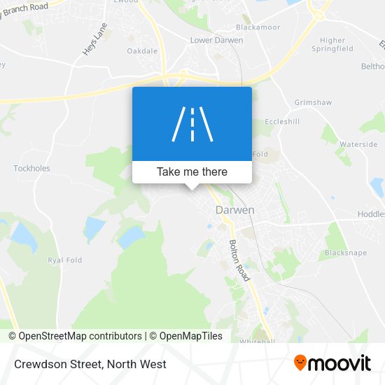 Crewdson Street map