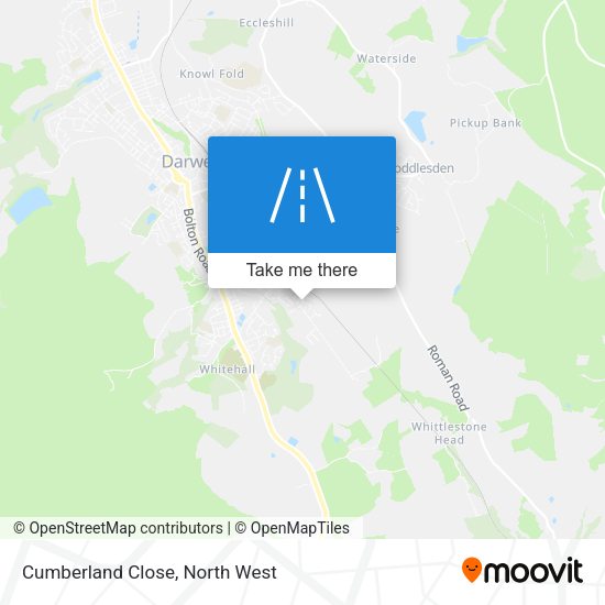 Cumberland Close map