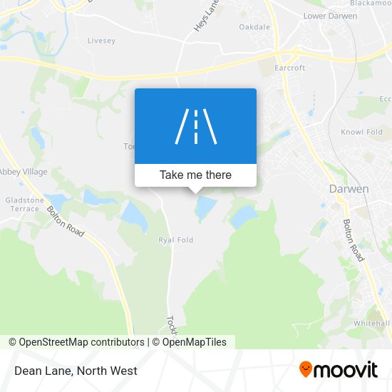 Dean Lane map