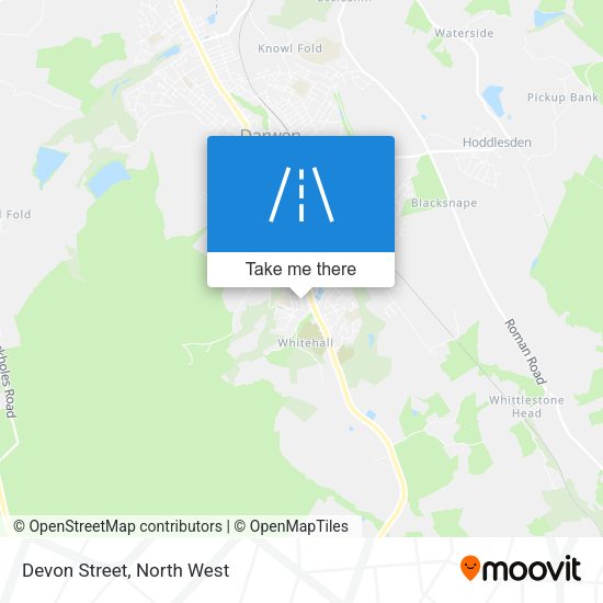 Devon Street map