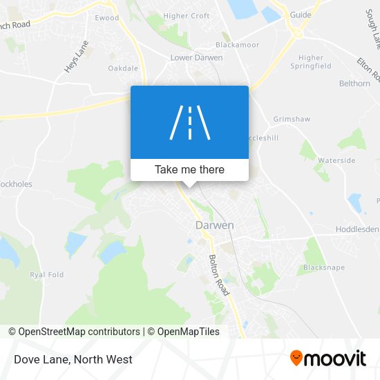 Dove Lane map