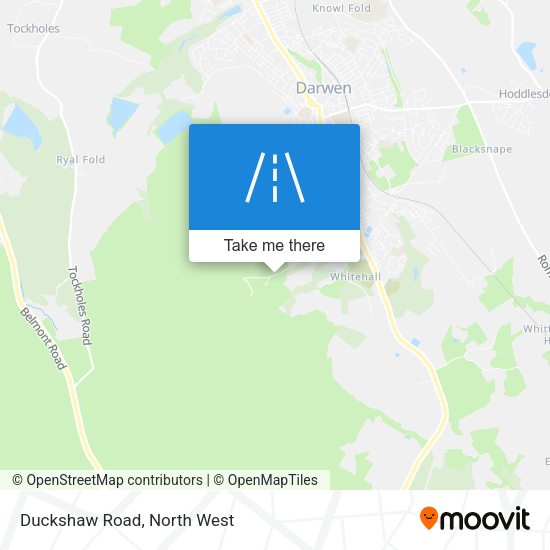 Duckshaw Road map
