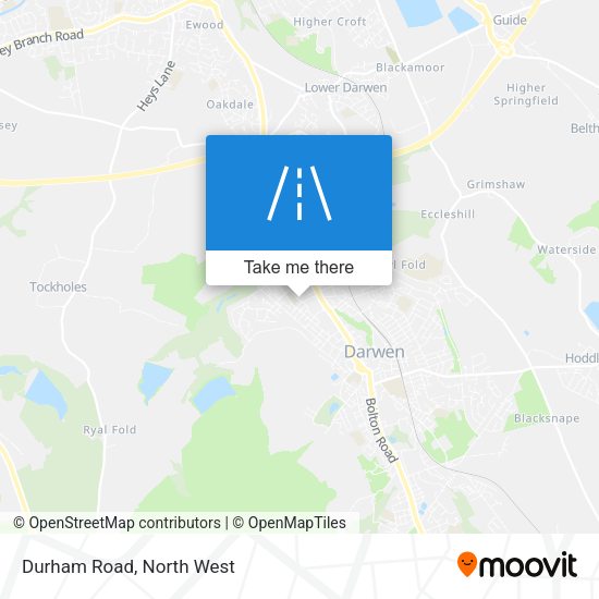 Durham Road map
