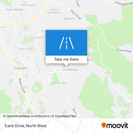 Earls Drive map