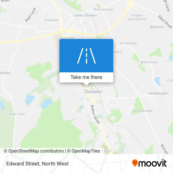 Edward Street map