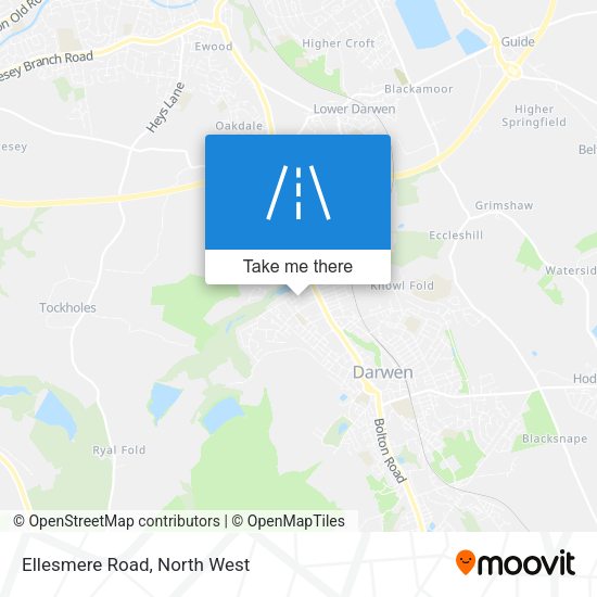 Ellesmere Road map