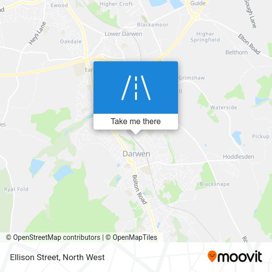 Ellison Street map