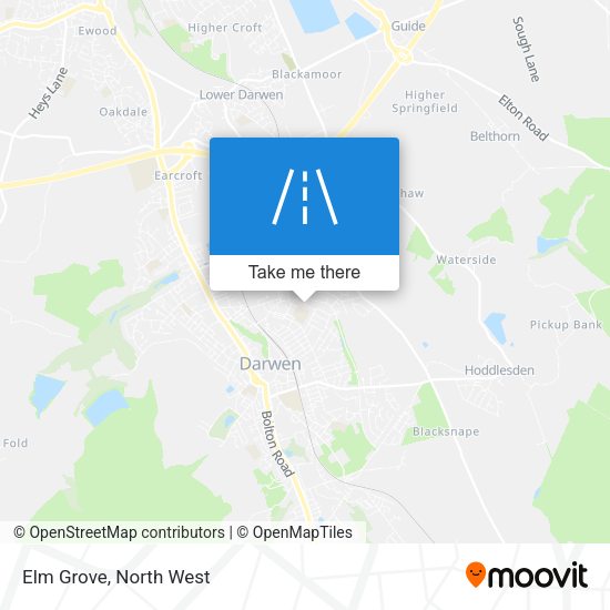 Elm Grove map