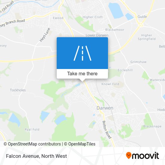 Falcon Avenue map