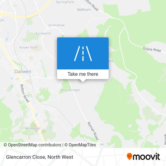 Glencarron Close map