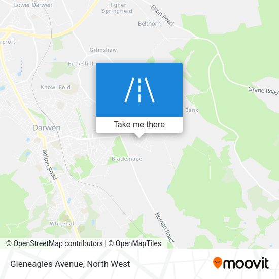 Gleneagles Avenue map