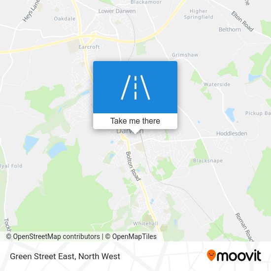 Green Street East map