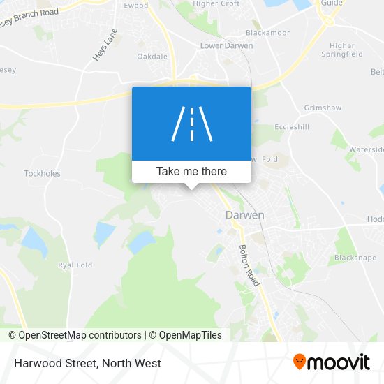 Harwood Street map