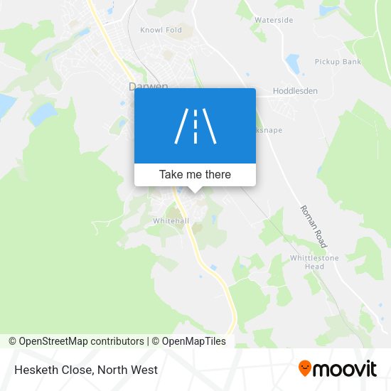 Hesketh Close map