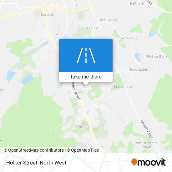 Holker Street map