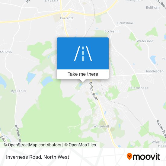 Inverness Road map