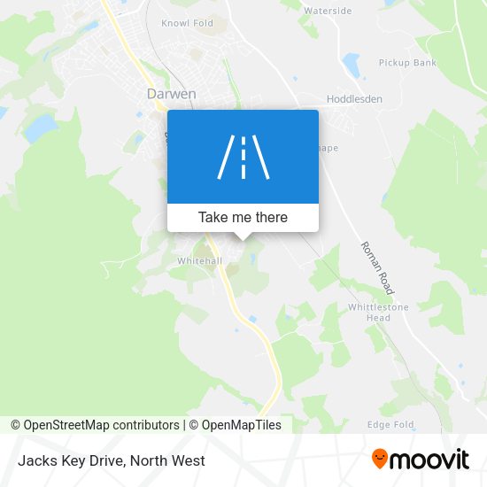 Jacks Key Drive map