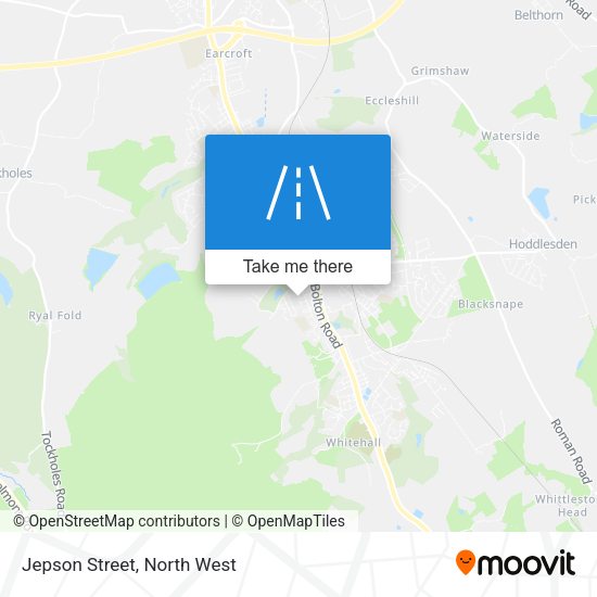 Jepson Street map