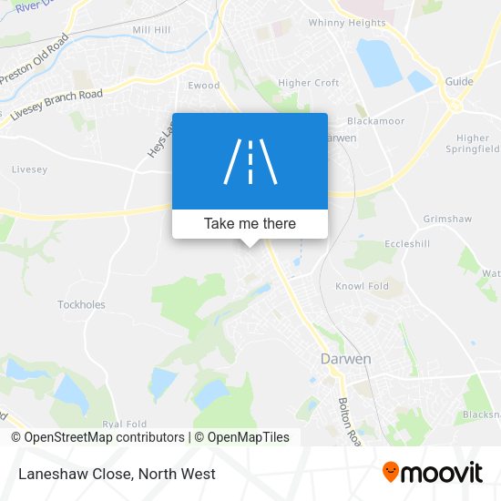 Laneshaw Close map