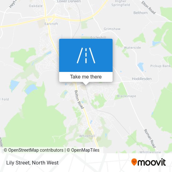 Lily Street map