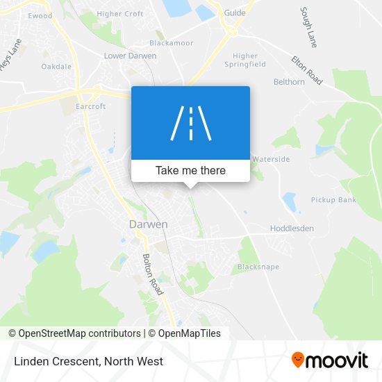 Linden Crescent map
