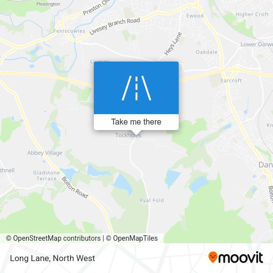 Long Lane map