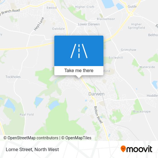 Lorne Street map