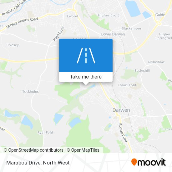 Marabou Drive map