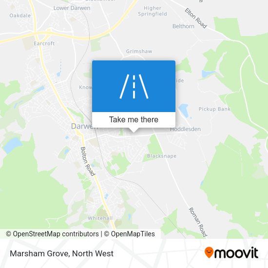 Marsham Grove map