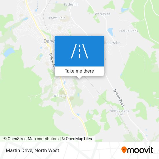 Martin Drive map