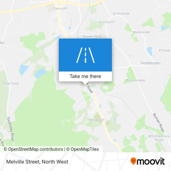 Melville Street map