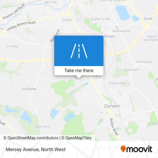 Mersey Avenue map