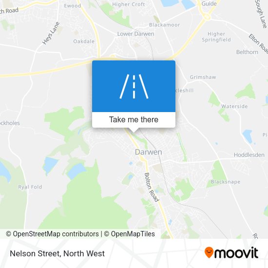 Nelson Street map