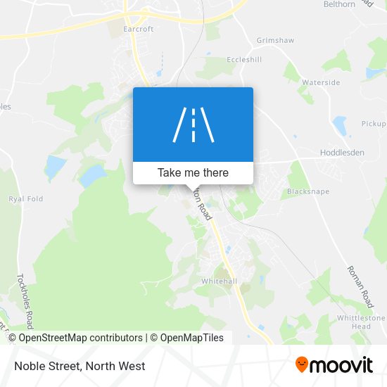 Noble Street map