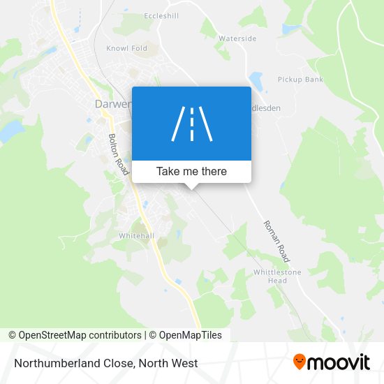 Northumberland Close map