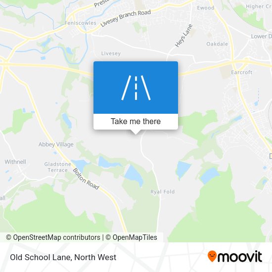 Old School Lane map