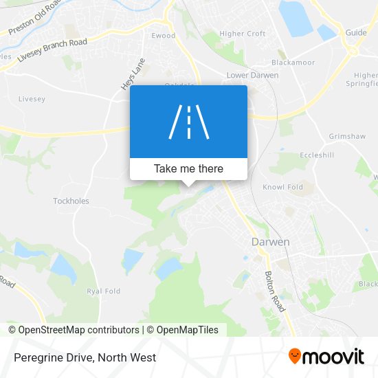 Peregrine Drive map