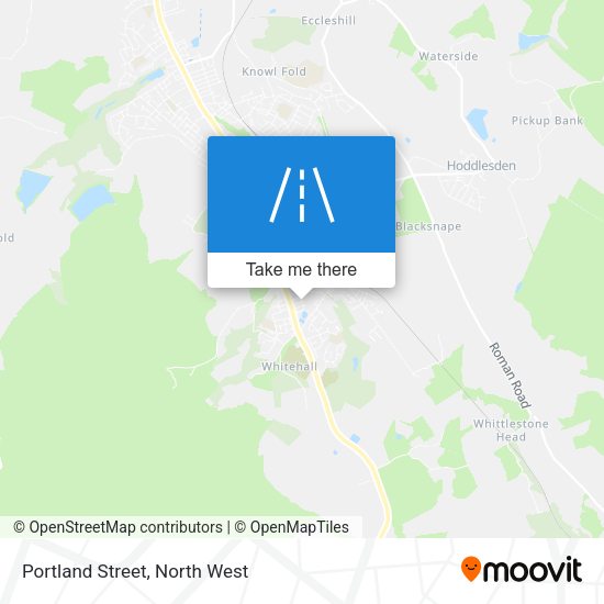 Portland Street map