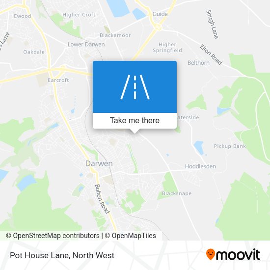 Pot House Lane map