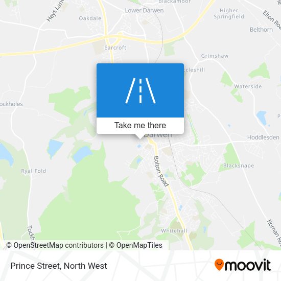 Prince Street map