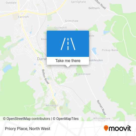 Priory Place map