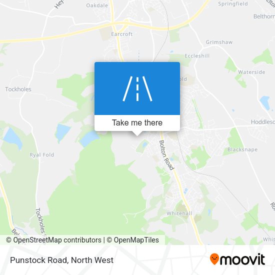 Punstock Road map