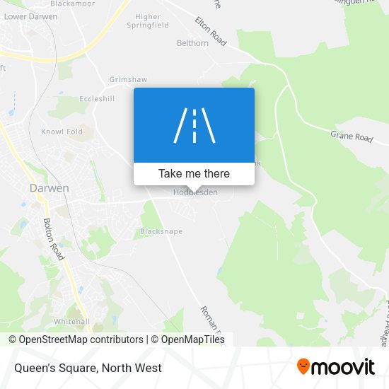 Queen's Square map