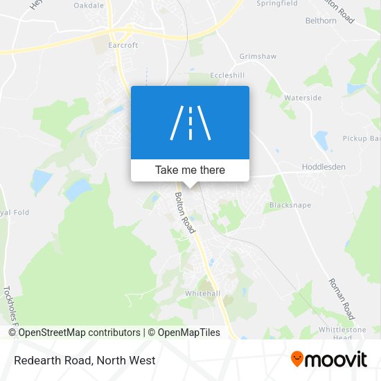 Redearth Road map