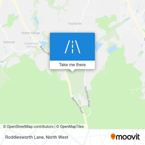 Roddlesworth Lane map