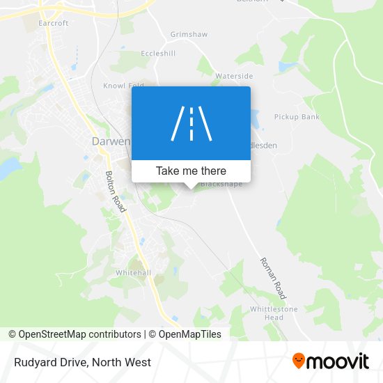 Rudyard Drive map