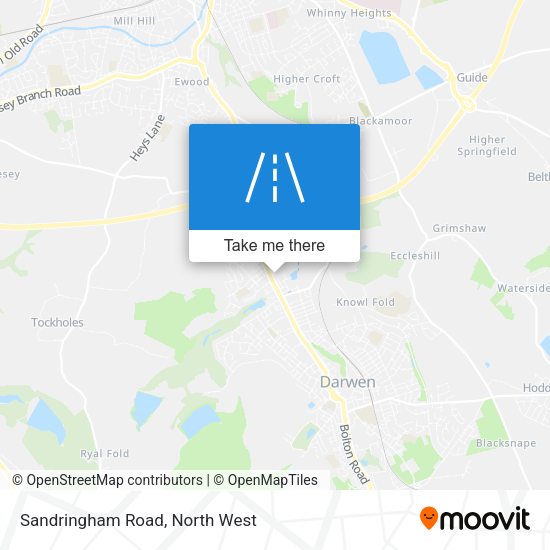 Sandringham Road map