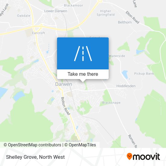 Shelley Grove map