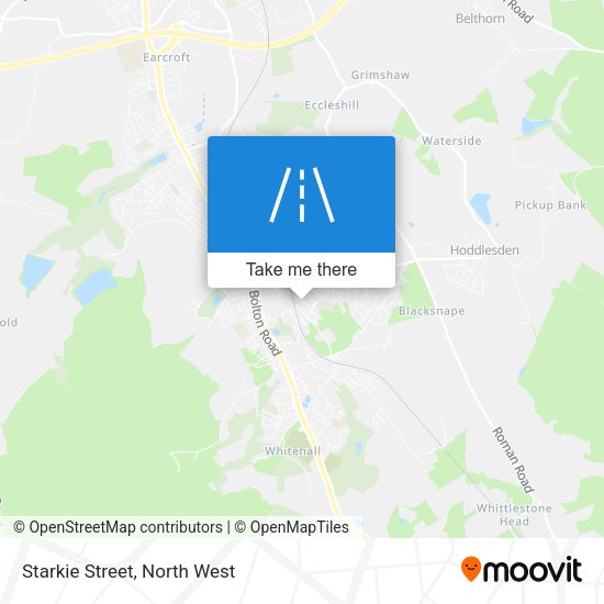 Starkie Street map