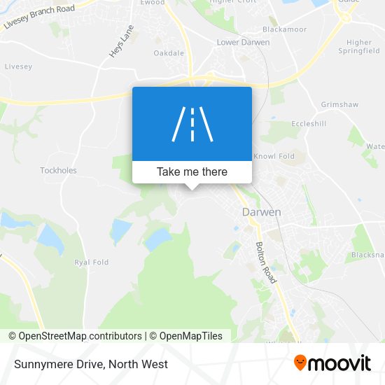 Sunnymere Drive map